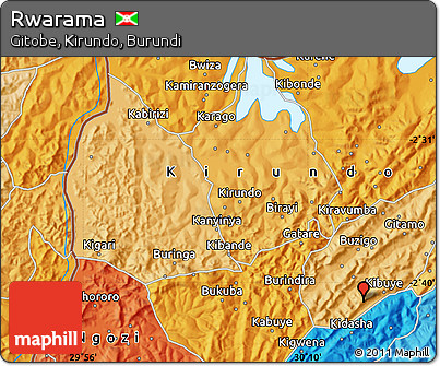 Political Map of Rwarama