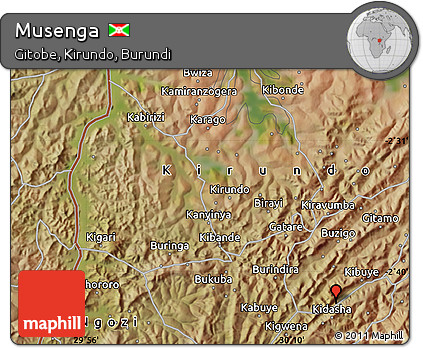 Satellite Map of Musenga