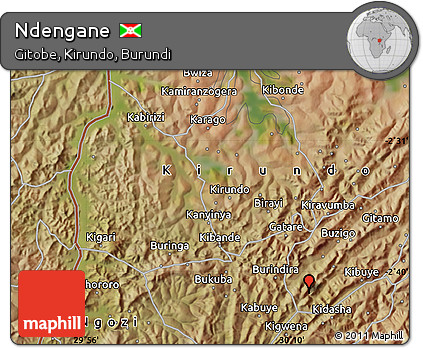 Satellite Map of Ndengane
