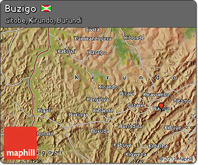Satellite Map of Buzigo