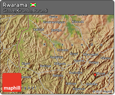 Satellite Map of Rwarama