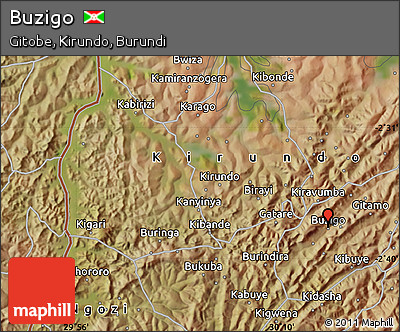 Satellite Map of Buzigo
