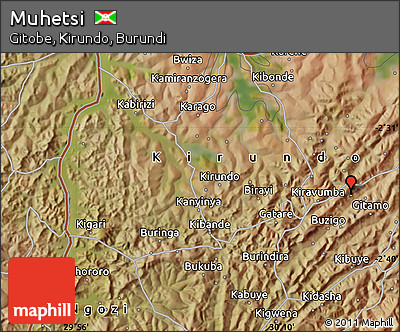Satellite Map of Muhetsi