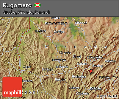 Satellite Map of Rugomero