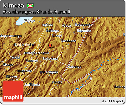 Physical 3D Map of Kimeza