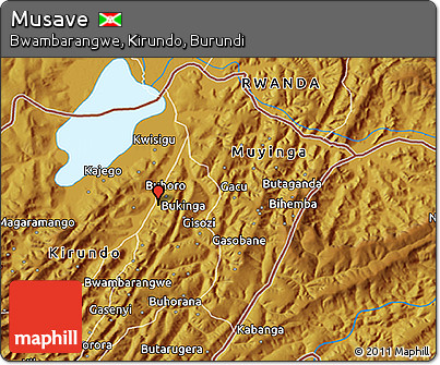Physical 3D Map of Musave