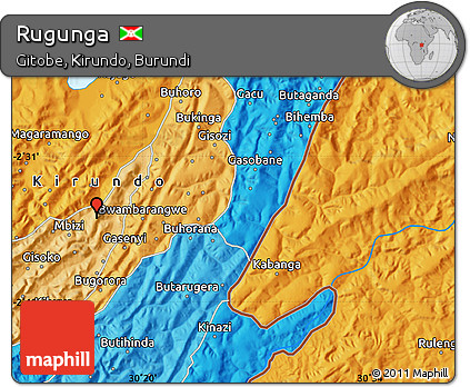 Political Map of Rugunga