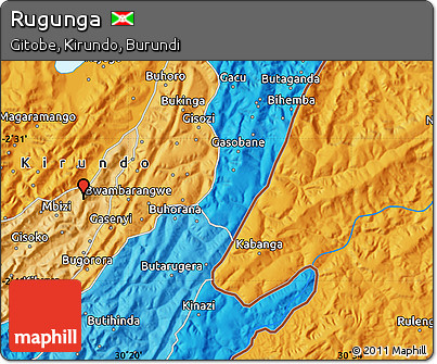 Political Map of Rugunga