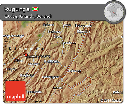 Satellite Map of Rugunga