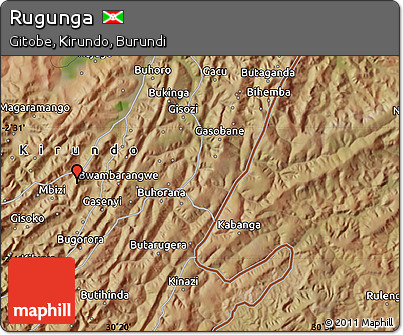 Satellite Map of Rugunga