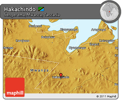 Physical 3D Map of Hakachindo