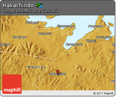 Physical 3D Map of Hakachindo