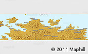 Physical Panoramic Map of the area around 2° 27' 3" S, 32° 22' 30" E