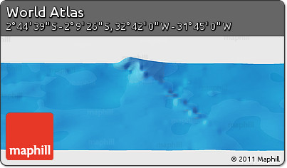 Political Panoramic Map of the Area around 2° 27' 3" S, 32° 13' 30" W
