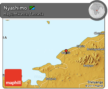 Physical 3D Map of Nyashimo