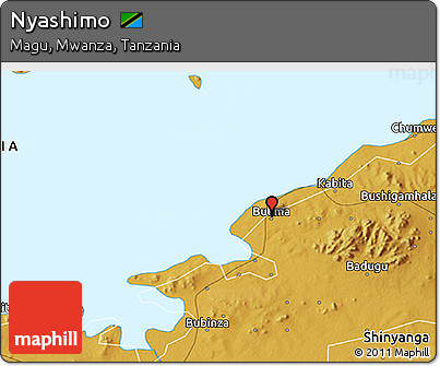 Physical 3D Map of Nyashimo