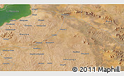 Satellite 3D Map of the area around 2° 27' 3" S, 34° 4' 30" E