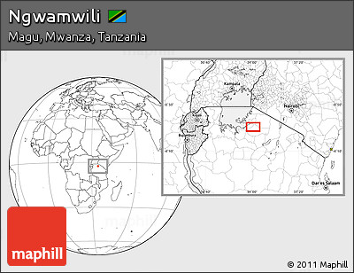 Blank Location Map of Ngwamwili