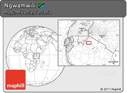 Blank Location Map of Ngwamwili