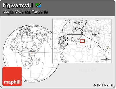 Blank Location Map of Ngwamwili