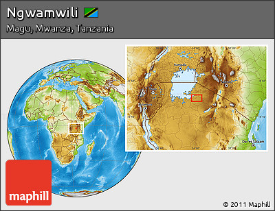 Physical Location Map of Ngwamwili