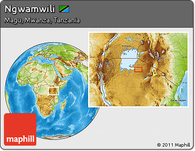 Physical Location Map of Ngwamwili