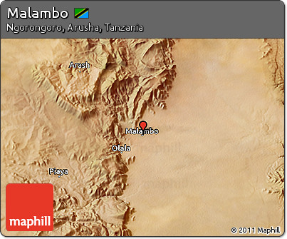 Satellite 3D Map of Malambo