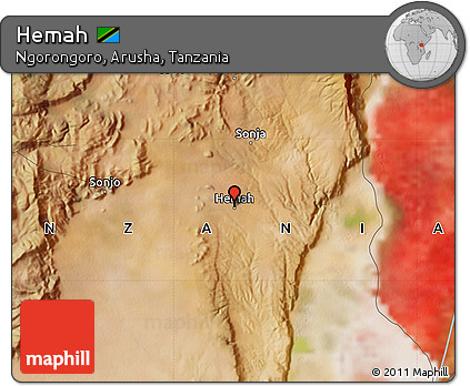 Satellite Map of Hemah