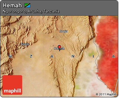 Satellite Map of Hemah