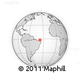 Outline Map of the Area around 2° 27' 3" S, 37° 19' 30" W, rectangular outline