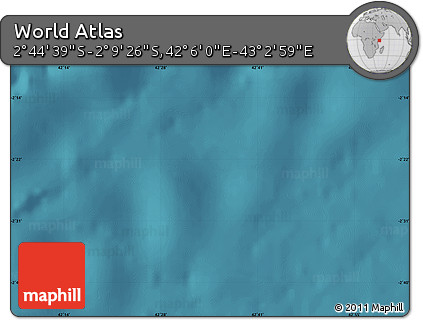 Satellite Map of the Area around 2° 27' 3" S, 42° 34' 30" E