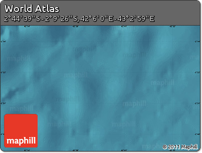 Satellite Map of the Area around 2° 27' 3" S, 42° 34' 30" E