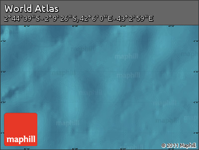 Satellite Map of the Area around 2° 27' 3" S, 42° 34' 30" E