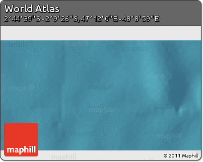 Satellite 3D Map of the Area around 2° 27' 3" S, 47° 40' 29" E
