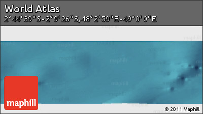 Satellite Panoramic Map of the Area around 2° 27' 3" S, 48° 31' 29" E
