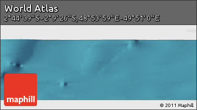 Satellite Panoramic Map of the Area around 2° 27' 3" S, 49° 22' 30" E