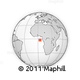 Outline Map of the Area around 2° 27' 3" S, 4° 19' 30" E, rectangular outline