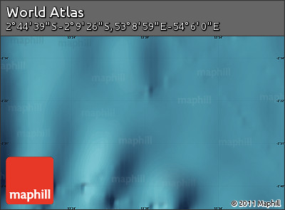 Satellite Map of the Area around 2° 27' 3" S, 53° 37' 30" E