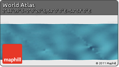 Satellite Panoramic Map of the Area around 2° 27' 3" S, 54° 28' 30" E