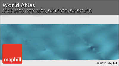 Satellite Panoramic Map of the Area around 2° 27' 3" S, 54° 28' 30" E