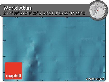 Satellite Map of the Area around 2° 27' 3" S, 55° 19' 30" E