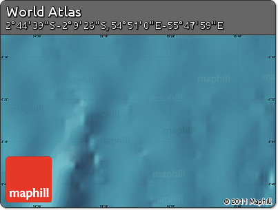 Satellite Map of the Area around 2° 27' 3" S, 55° 19' 30" E