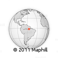 Outline Map of the Area around 2° 27' 3" S, 55° 10' 29" W, rectangular outline