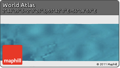 Satellite Panoramic Map of the Area around 2° 27' 3" S, 56° 10' 29" E