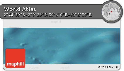 Satellite Panoramic Map of the Area around 2° 27' 3" S, 59° 34' 30" E
