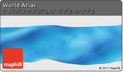 Physical Panoramic Map of the Area around 2° 27' 3" S, 64° 40' 30" E