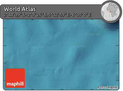 Satellite Map of the Area around 2° 27' 3" S, 6° 1' 30" E