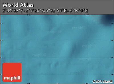 Satellite Map of the Area around 2° 27' 3" S, 6° 1' 30" E