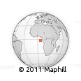 Outline Map of the Area around 2° 27' 3" S, 6° 1' 30" E, rectangular outline
