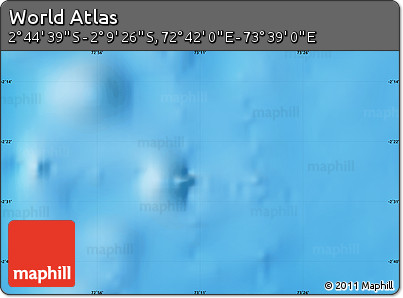 Physical Map of the Area around 2° 27' 3" S, 73° 10' 30" E